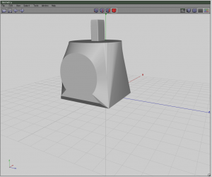 Maia's Computer model of holding jewellery