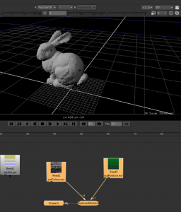 Nuke Node "PositionToPoints" with 3d EXR inputs